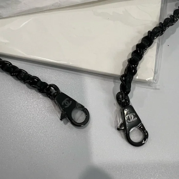 Chanel Black Chevron Coco Handle w Black Hardware - Picture 13 of 17